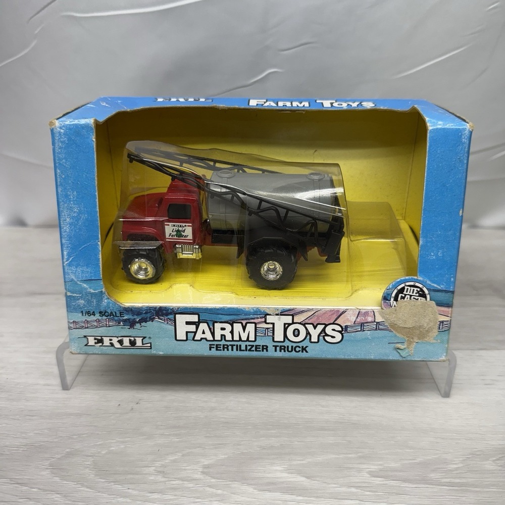 Ertl Farm Toys Fertilizer Truck Diecast 1:64 Vintage 1987 USA Made 647-10EO-2